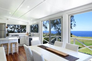 Dining room with views