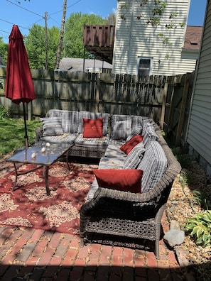 Backyard patio