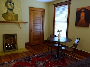 Lounge area of the king room