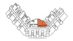 Plan showing combined units.