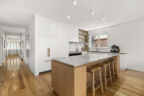 kitchen with coffee machine