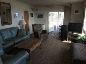 Living Room, looking west toward main deck