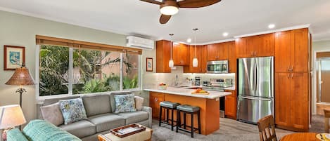 Condo 21 Living Room ~ Kihei Kai Maui Vacation Rental