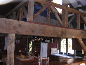 1830 hand hewn beams