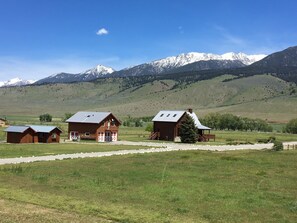 Cabin, Bunkhouse, Main house