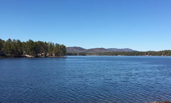 Spectacular water and mountain view from the cottage

