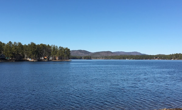 Spectacular water and mountain view from the cottage

