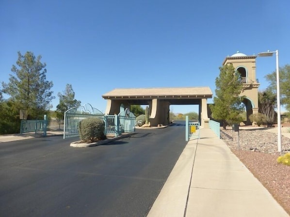 Entrance into the subdivision