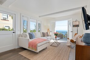 Bright living space of Sand Bungalow