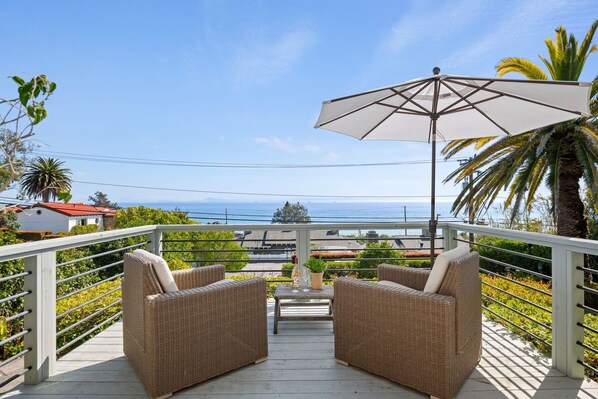 Relax on your private deck with coffee or cocktail in hand and enjoy the view!