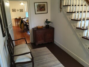 Entrance Hall looking to the dining room.