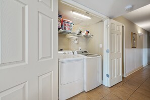 Never underestimate the convenience of a washer & dryer in your unit.