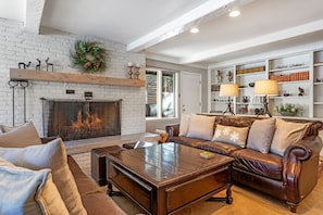 Wood Burning Fireplace