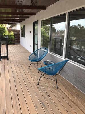 Enjoy the big front deck