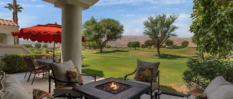 Patio with a View