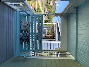 Front Porch with Porch Swing
Looking East