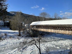 View from the kitchen windows