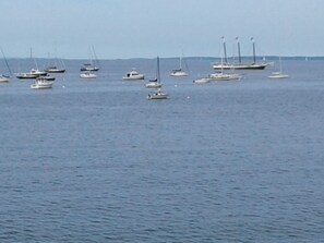 view of harbor from Dick's Beach