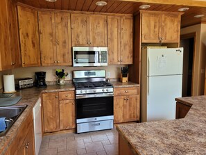 Large kitchen with huge island