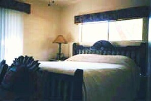 Master bedroom with patio entrance