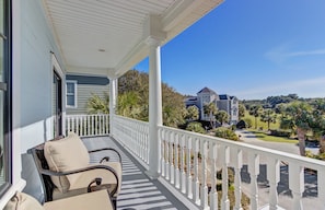 Second level deck.