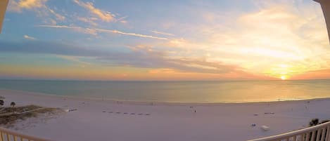 Evening Sunset from Balcony