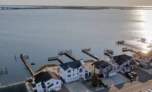 Arial View looking from front of our house towards LBI