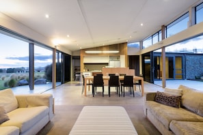 Large open plan living and dining area 