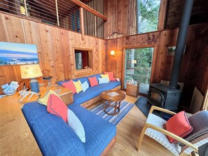Seated in the living room offers great views of Somes Sound
