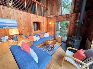 Seated in the living room offers great views of Somes Sound