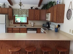 Kitchen seating area