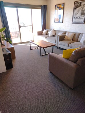 Open plan lounge and dining area