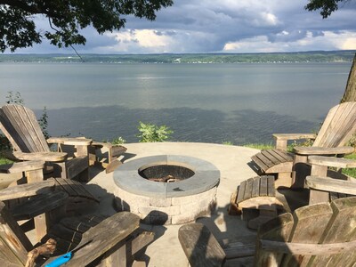 View from the fire pit