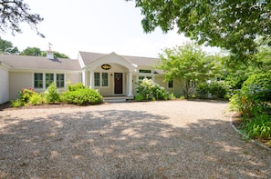 View from other entrance of circular driveway.