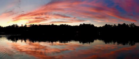 Sunset on the dock