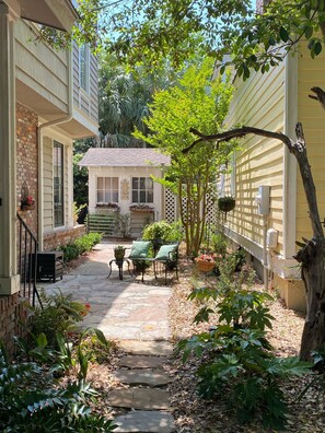 Path leading to patio