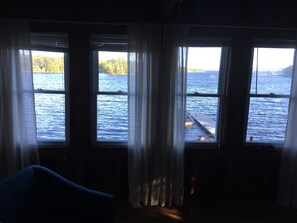 living room looking out 