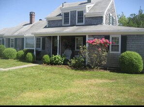Main house, front (bedrooms are on the second floor, entrance in back)