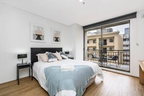 Bedroom with private balcony