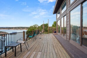 Top deck to relax after a long day of boating or catch some sun during the day