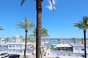 Beautiful sea views and views to the marina from the terrace