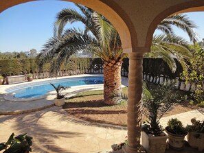 Propriété, Arbre, Palmier, Bleu Azur, Arecales, Immobilier, Architecture, Bâtiment, Vacances, Hacienda