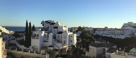 Day time over Burriana, Nerja - view from patio.