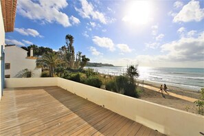 Balcony located on the first floor with stunning sea views