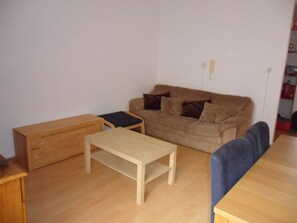 Living room. Baby chair by request.