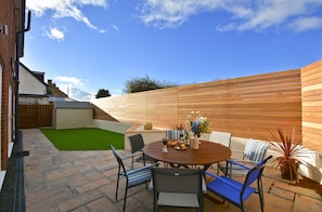 secluded garden which has afternoon sun 