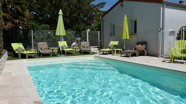 Piscine chauffée à 28°