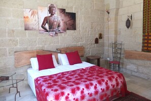 Lounge made up as a bedroom- decoration has changed since photo