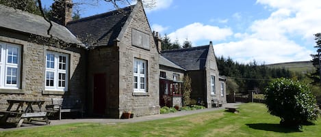 The old school house in spring