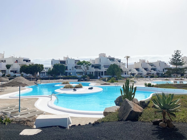 Large communal pool